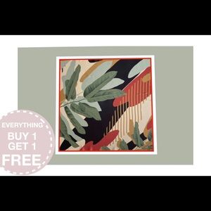 🆕 colourful tropical pattern square scarf/wrap